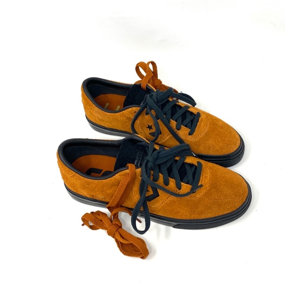 💖MEGA SALE💖Converse CONS Louie Lopez Pro Low Top Orange Suede Women's 170713C - Picture 6 of 11